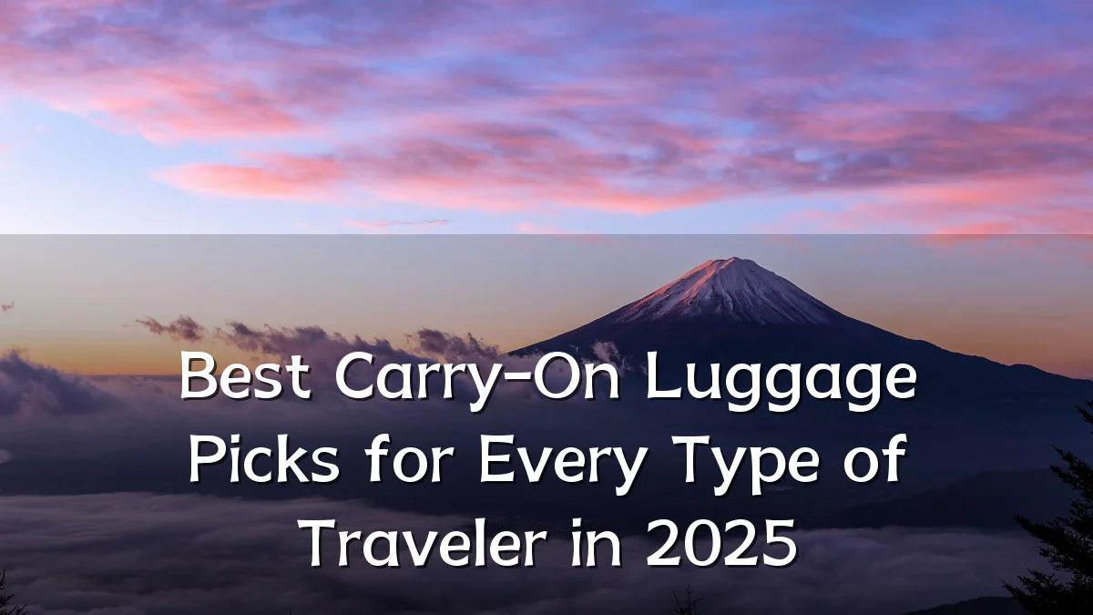 Best Carry-On Luggage Picks for Every Type of Traveler in 2025