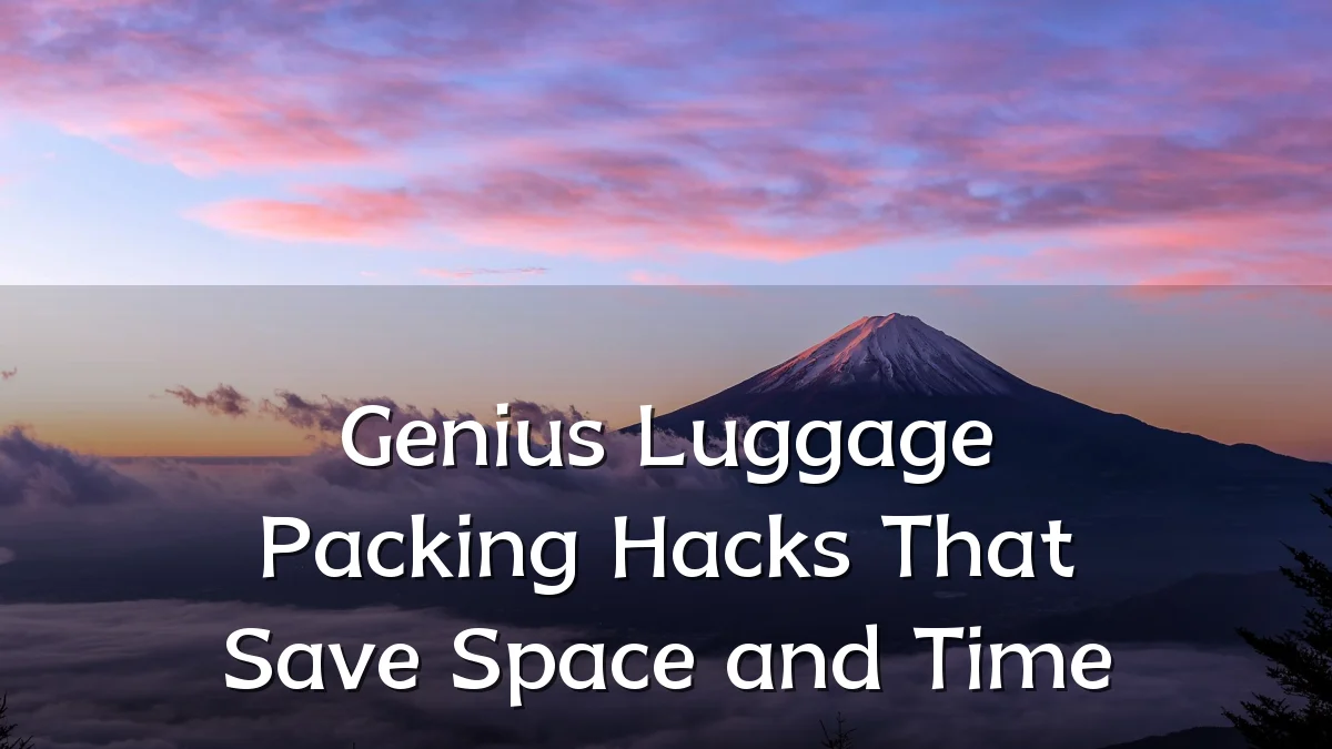 Genius Luggage Packing Hacks That Save Space and Time