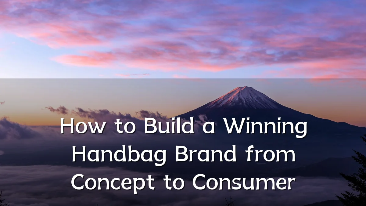 How to Build a Winning Handbag Brand from Concept to Consumer