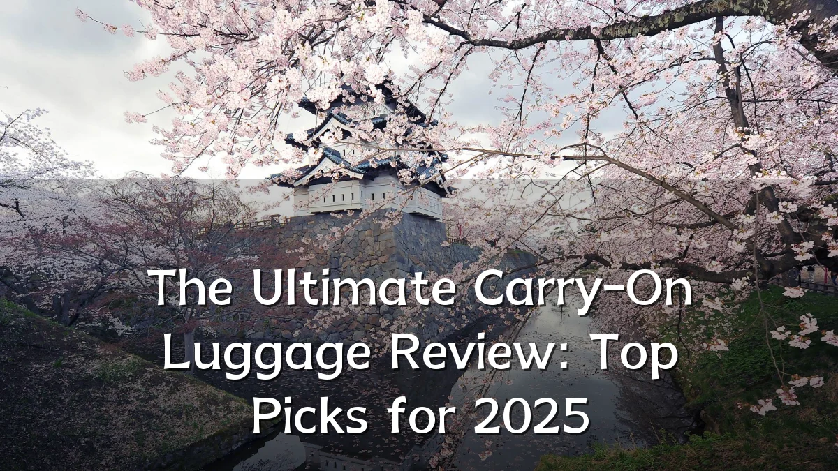 The Ultimate Carry-On Luggage Review: Top Picks for 2025