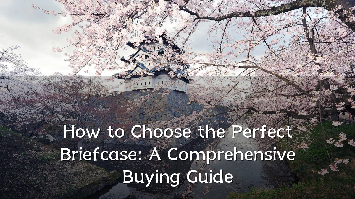 How to Choose the Perfect Briefcase: A Comprehensive Buying Guide