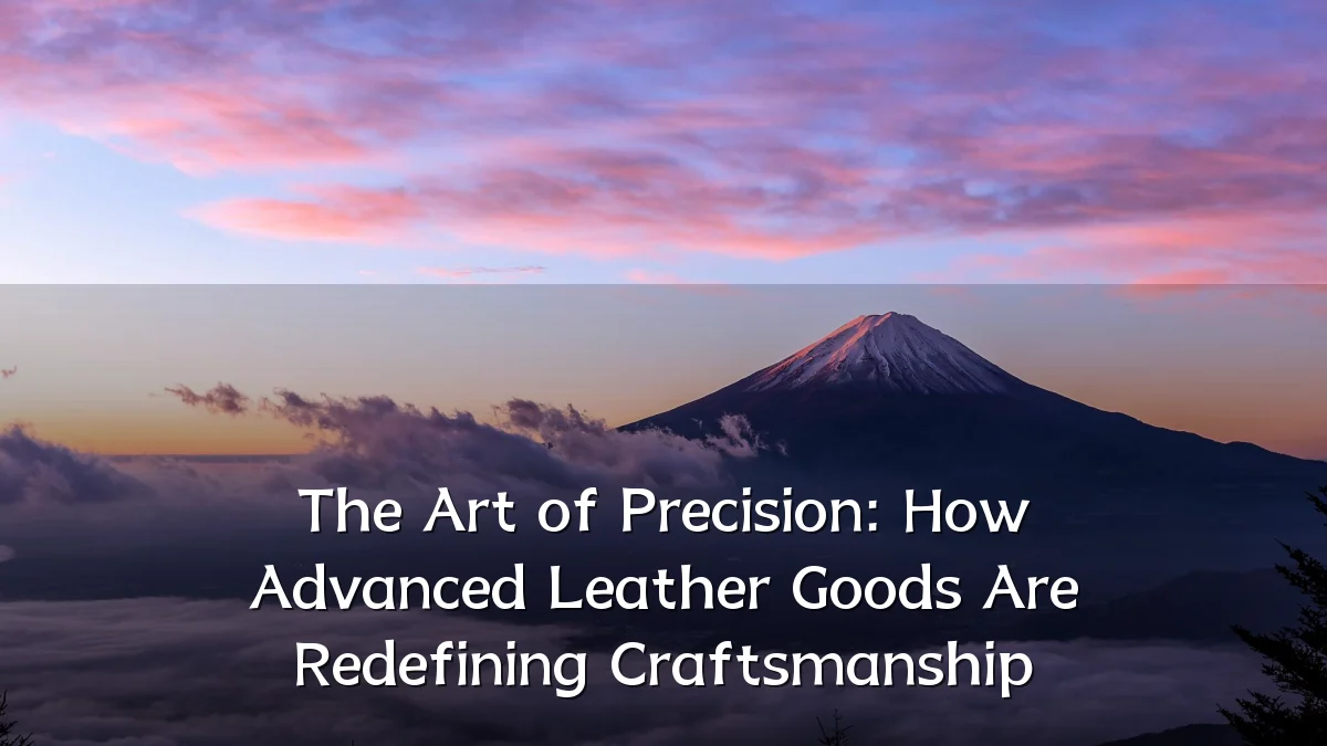 The Art of Precision: How Advanced Leather Goods Are Redefining Craftsmanship