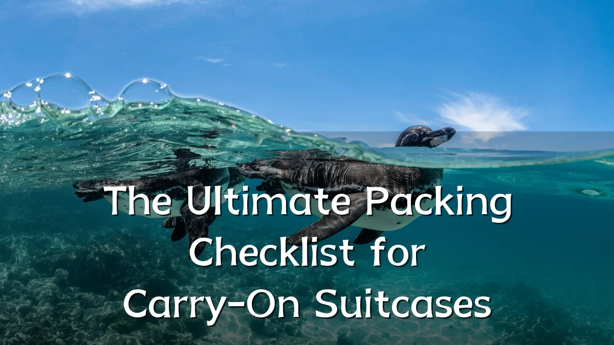 The Ultimate Packing Checklist for Carry-On Suitcases